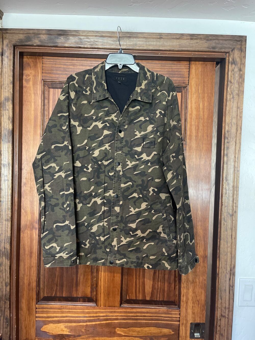 KR3W Buttermaker Camo Jacket
Men M Y2K Streetwear Skate
Coaches Canvas Ripstop L